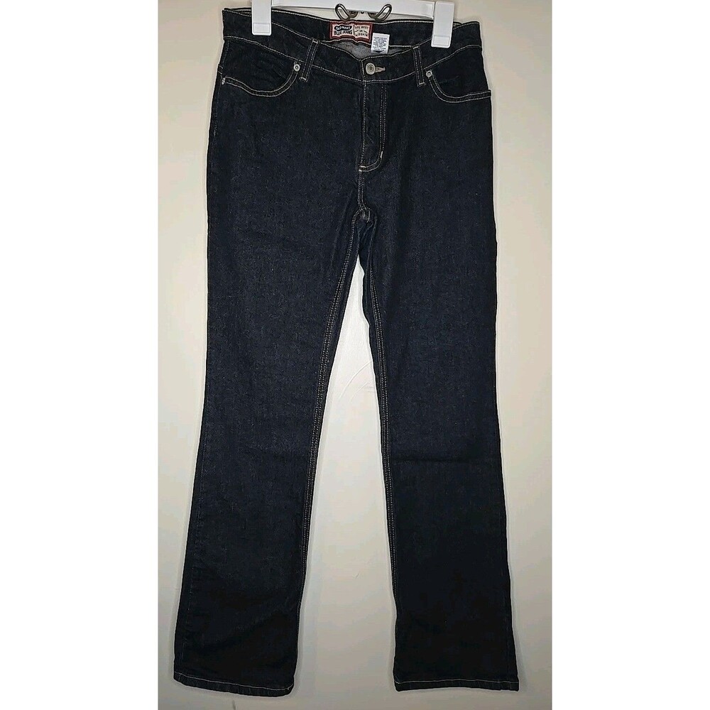 Vintage Old Navy The Diva Dark Wash Straight Leg Jeans - Size 8 Y2K Retro Denim